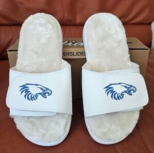 NIB ISlide Mantra Slide Sandals Fur SMCHS Eagle Logo